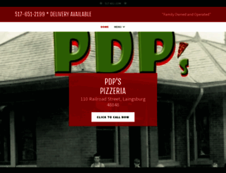 pdppizzeria.com screenshot