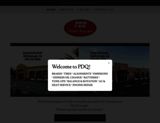 pdqfastlube.com screenshot