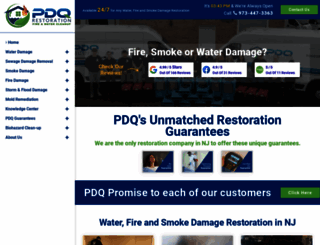 pdqfirewaterdamage.com screenshot