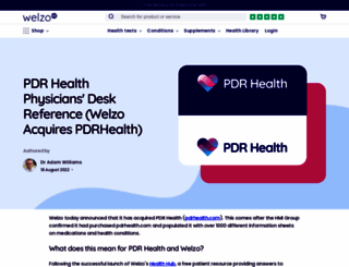 pdrhealth.com screenshot