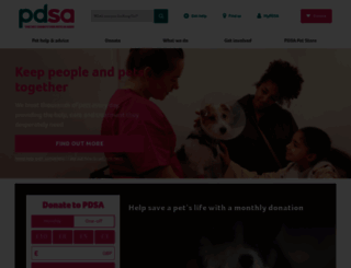 pdsa.org.uk screenshot