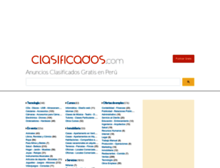 pe.clasificados.com screenshot