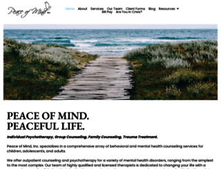 peace-of-mind-inc.com screenshot