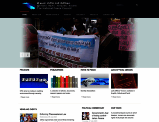 peace-srilanka.org screenshot