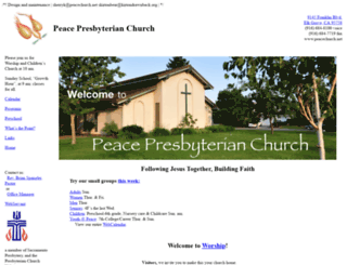 peacechurch.net screenshot