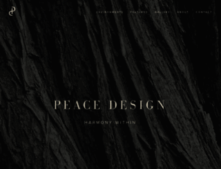 peacedesign.com screenshot