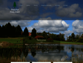 peacefulpinesbandb.com screenshot