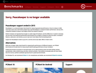 peacekeeper.futuremark.com screenshot