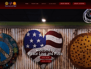 peaceloveandpizza.com screenshot