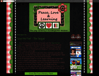 peacelovelearning.blogspot.com screenshot