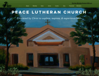 peacelutheranelp.org screenshot