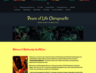 peaceoflifechiropractic.wordpress.com screenshot