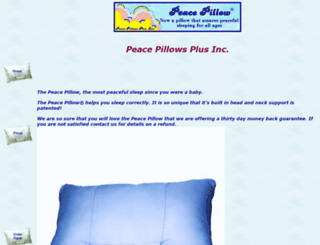 peacepillow.com screenshot