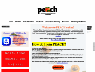 peach.clubexpress.com screenshot