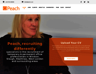peach.co.uk screenshot
