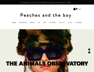 peachesandtheboy.com screenshot