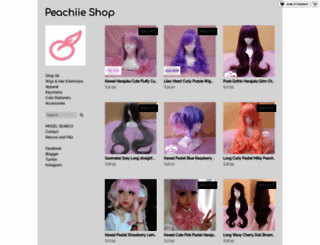 peachiieshop.storenvy.com screenshot