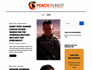 peachpundit.com screenshot