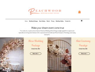 peachwoodevents.com screenshot