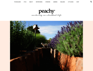 peachythemagazine.com screenshot