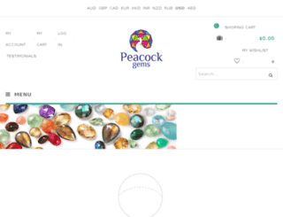 peacock-gems.com screenshot