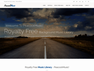 peacock-music.com screenshot