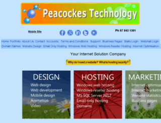 peacockestechnology.co.nz screenshot