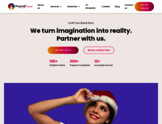 peacockindia.in screenshot