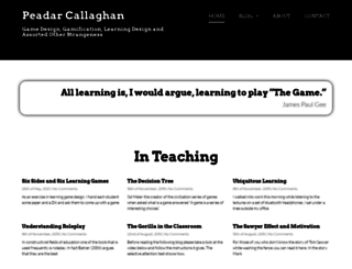 peadarcallaghan.com screenshot