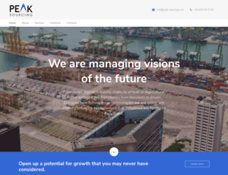 peak-sourcing.com screenshot