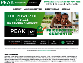 peak.org screenshot