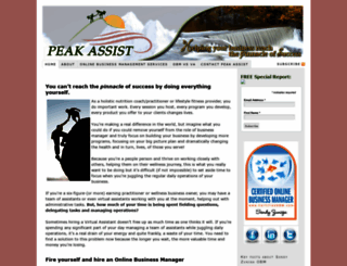peakassist.com screenshot
