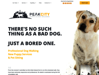 peakcitypuppy.com screenshot