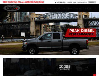 peakdieselperformance.com screenshot