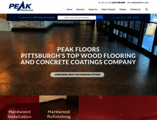 peakfloors.com screenshot