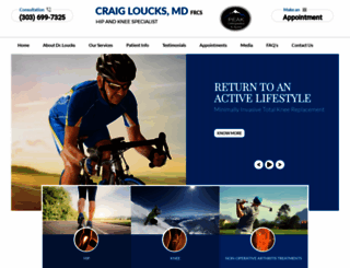 peakorthopedics.ca screenshot