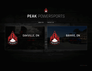 peakpowersports.ca screenshot
