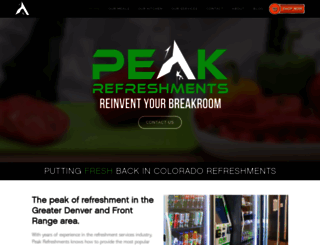 peakrefreshments.com screenshot