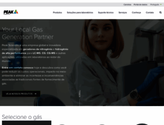 peakscientific.com.br screenshot