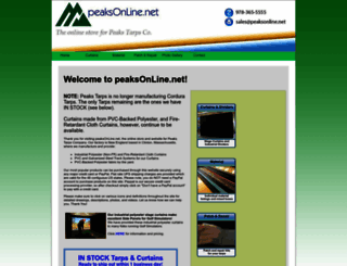 peaksonline.net screenshot