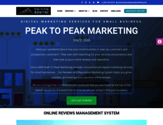 peaktopeakmarketing.com screenshot