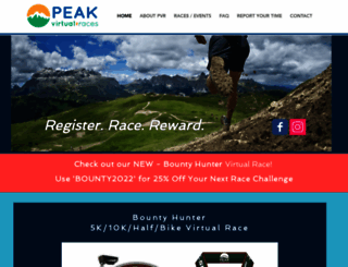 peakvirtualraces.com screenshot