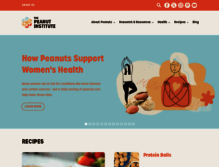 peanut-institute.org screenshot