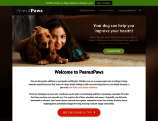 peanutpaws.com screenshot