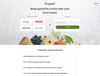 peapod.com screenshot