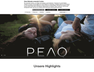 peaq-online.com screenshot