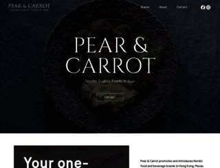 pearandcarrot.com screenshot