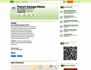 pearces-sausage-kitchen.hub.biz screenshot