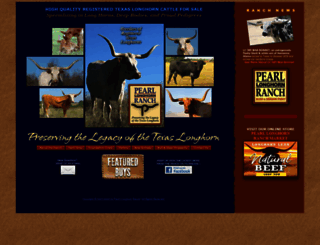 pearl-longhorn-ranch.com screenshot