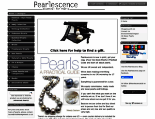 pearlescence.co.uk screenshot